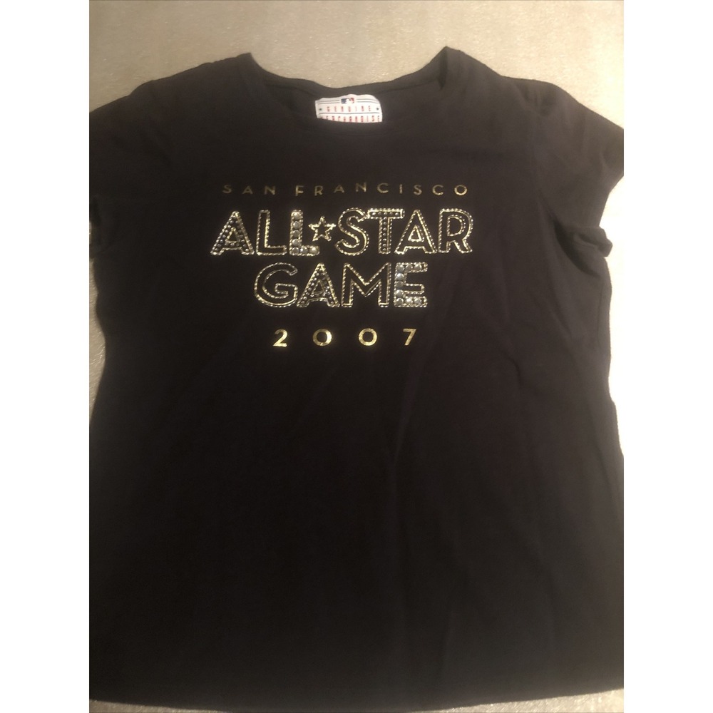 All Star Game T-shirt Women's Medium‎ San Francisco 2007 Bling Rhinestones
